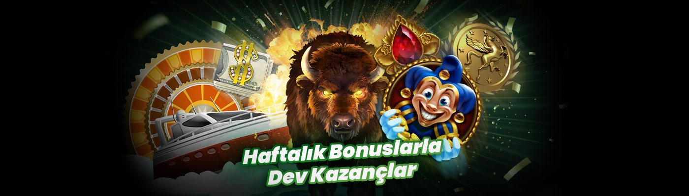 Jackpot Çılgınlığı ile Haftalık 2.000₺ Bonus Kazan