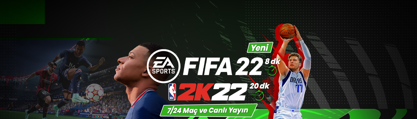 E-FUTBOL VE E-BASKETBOL'DA KAZAN