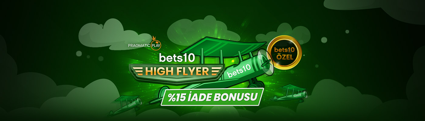 BETS10 HIGH FLYER’DAN 3.000 TL İADE pragmatic play banner