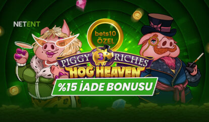 YENİ SLOTTAN FREE SPİN + İADE piggy riches 3 hog heaven